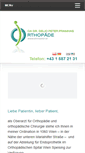 Mobile Screenshot of orthopaede-pramhas-wien.at